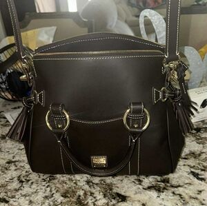 Dooney & Bourke Brown Leather Satchel